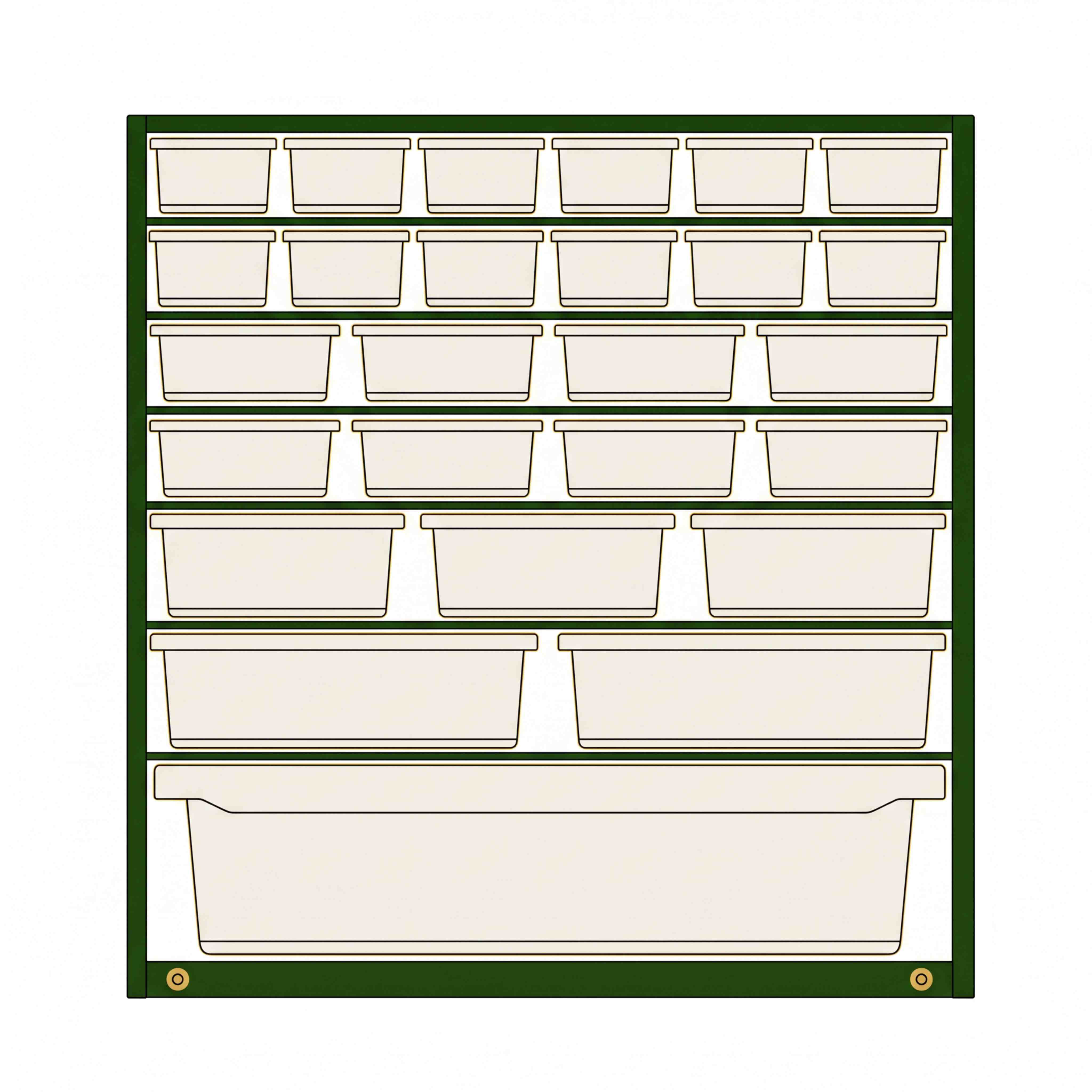 Stellar Start modular stackable reptile rack system - compatible with multiple PET tub sizes for ball pythons and snakes